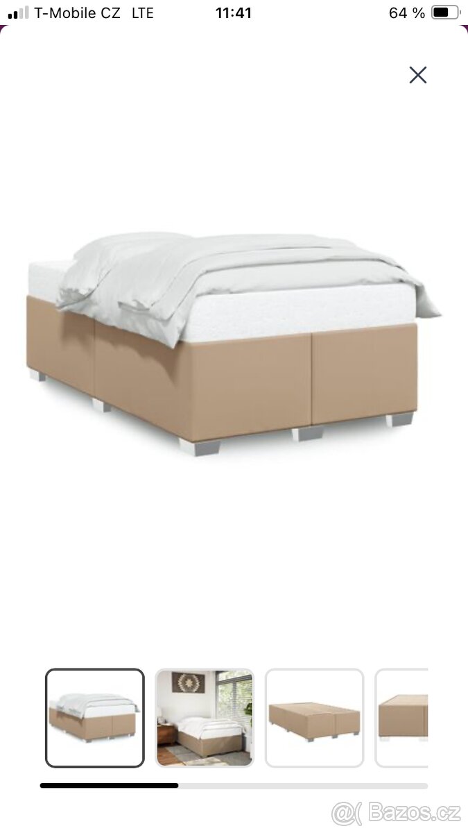 Postel 120x190 s rostem bez matrace