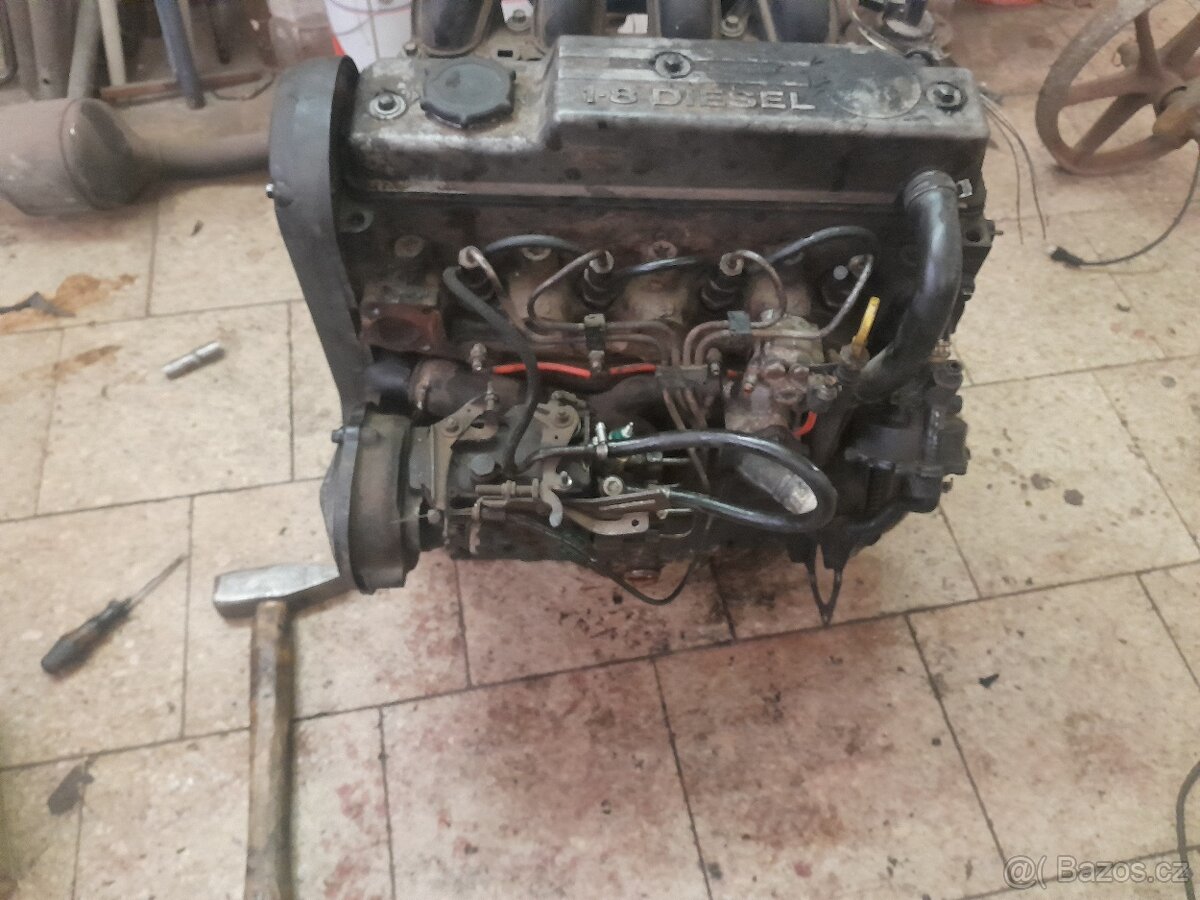 Motor ford escort,fiesta 1.8D