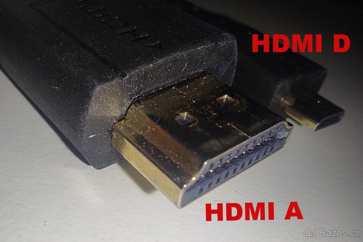 HDMI A - HDMI C kabel, HDMI A  - HDMI D kabel