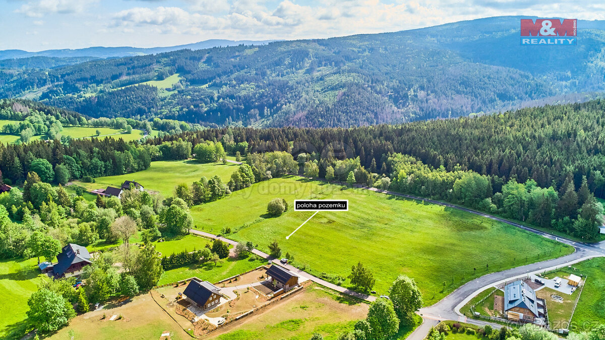 Prodej pozemku k bydlení, 1992 m², Srní