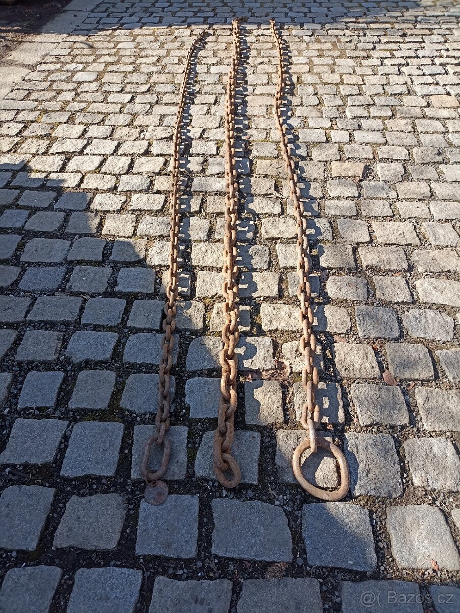 3 x masivní řetěz