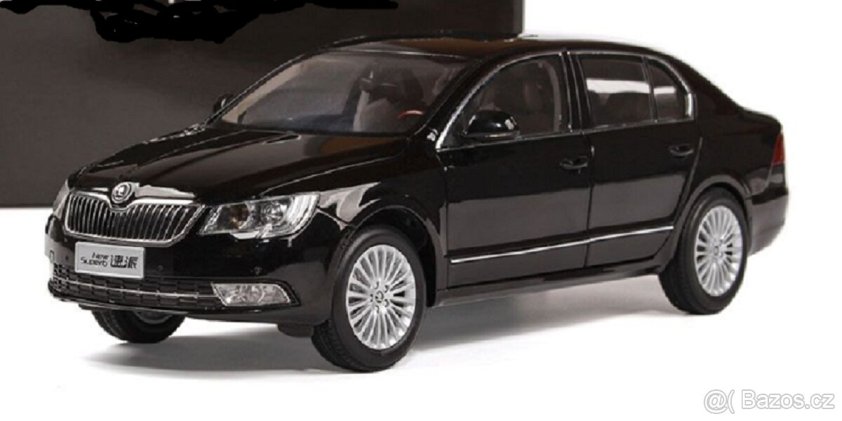 1:18 Rarita Škoda Superb II FL (2013) Abrex Černý