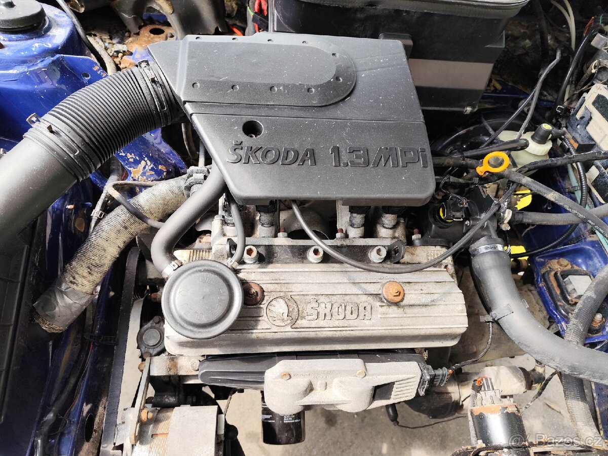 Škoda Felicie 1.3 MPI motor a převodovka