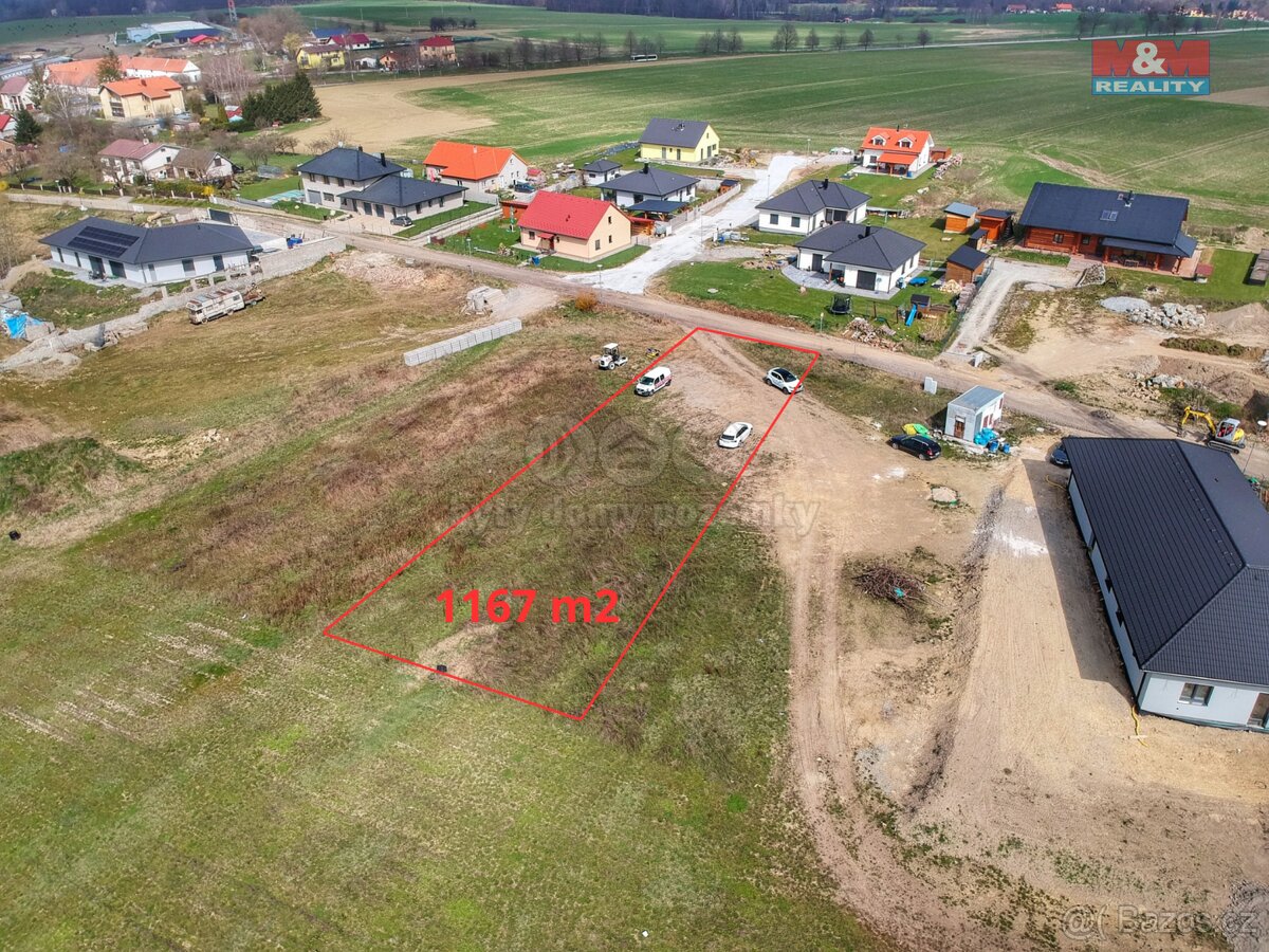 Prodej pozemku k bydlení, 1167 m², Chotýčany