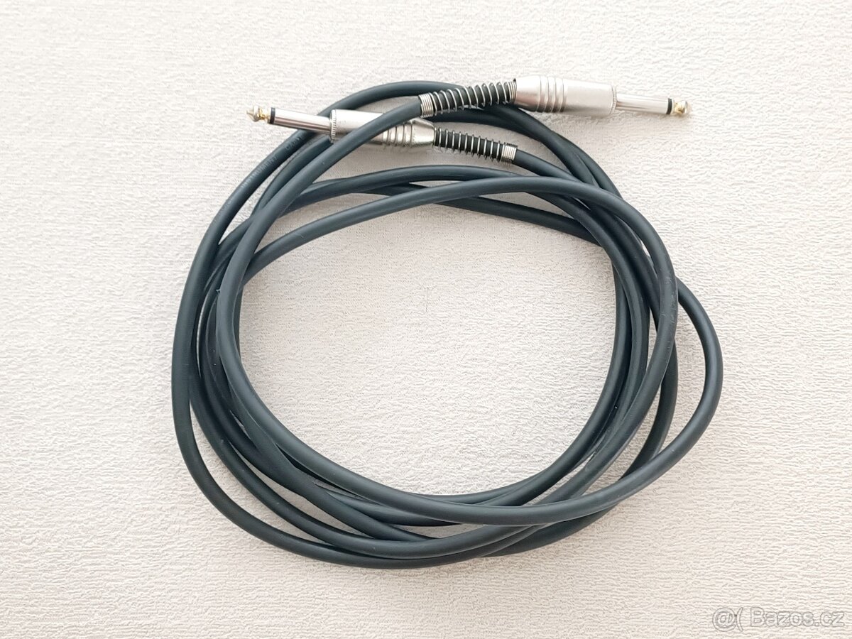 Propojovací kabel Jack 6,3 mm délka 2 m