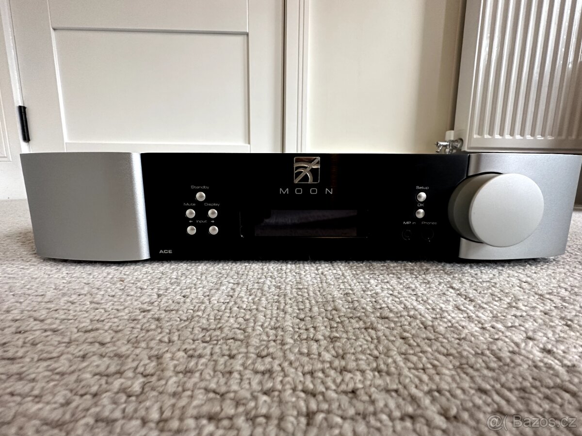 Hudební přehrávač Sim Audio Moon ACE typu „vše v jednom“. Mo