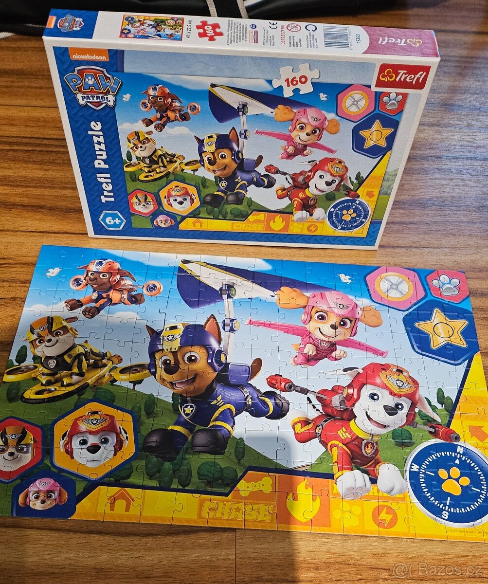 Puzzle 5+ 160 dílků Tlapková patrola