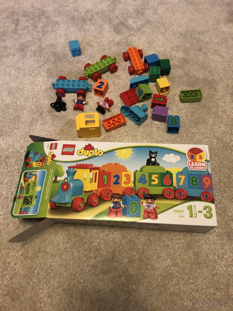 duplo 10847 vláček s čísly