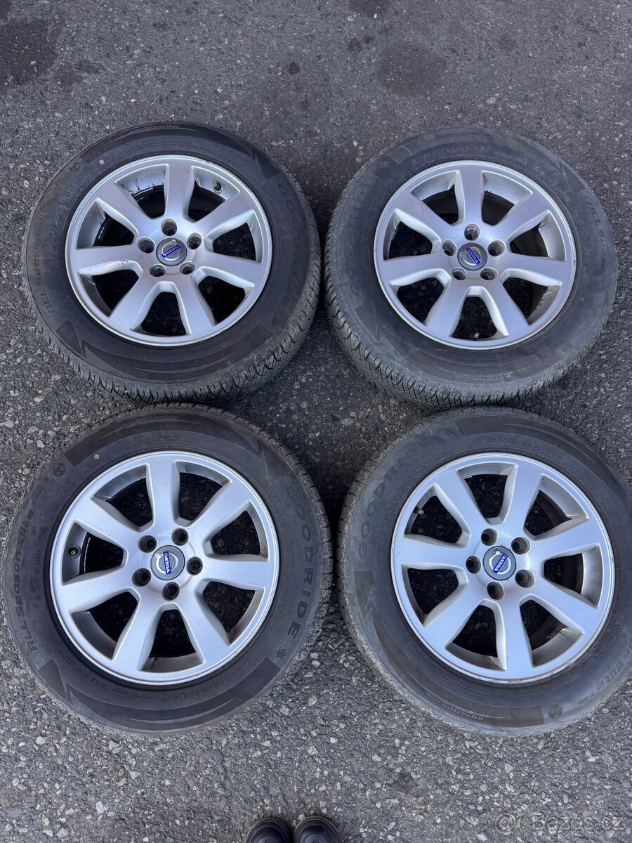 Alu Volvo R16 5x108 ET 50 7J + pneu 225/55/16