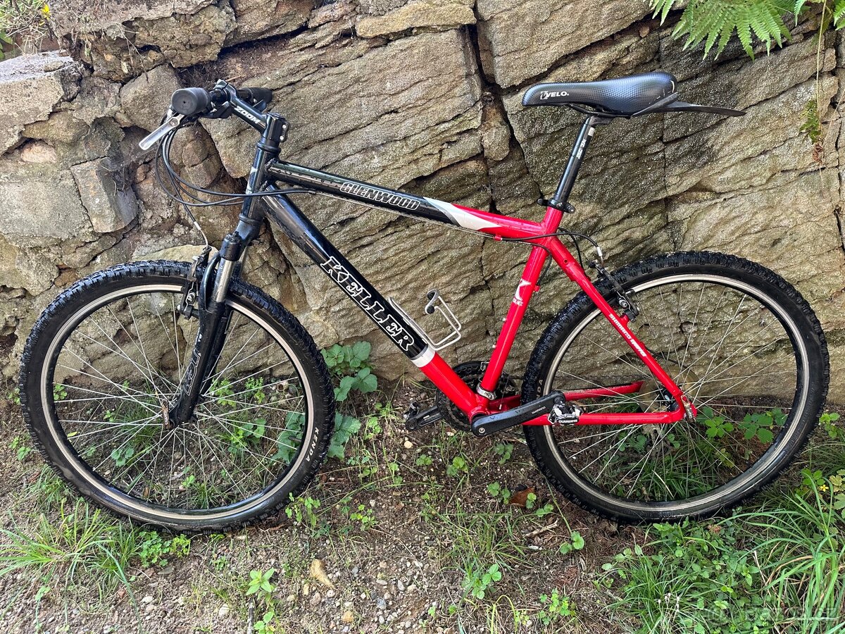Horské kolo Keller Glenwood s odpruženou vidlicí, Shimano