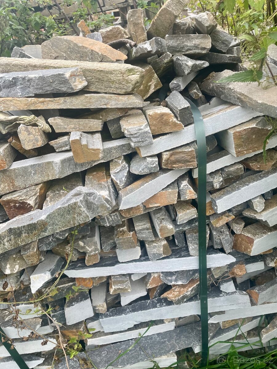 Kvarcit, kamenný obklad, filety