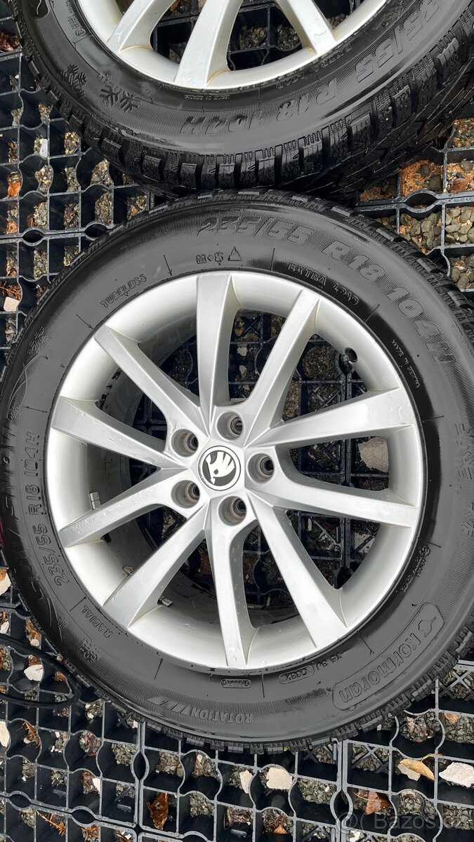 Alu kola Elbrus Škoda Kodiaq R18 ❄️ pneu 235/55 R18
