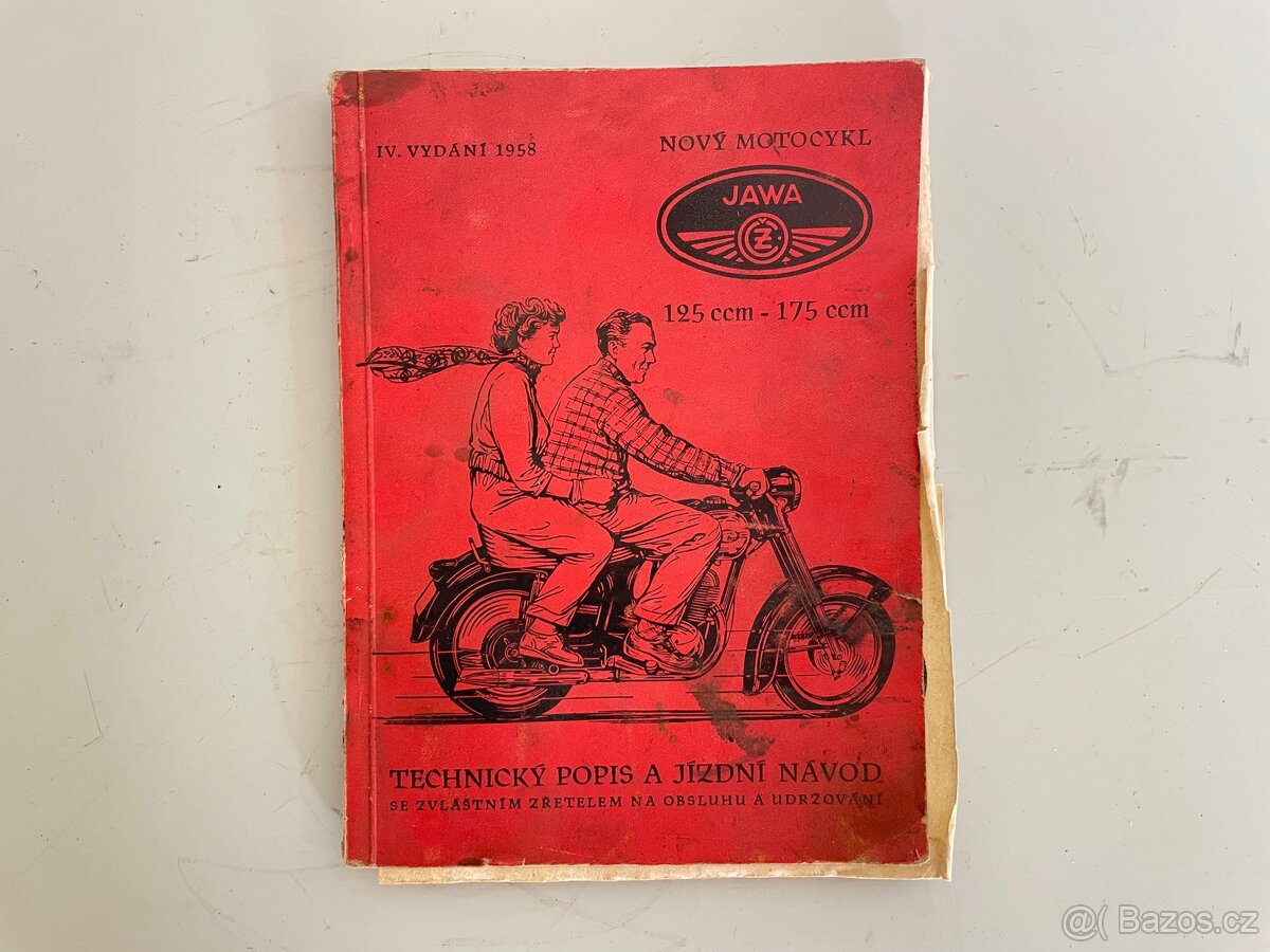 Jawa ČZ 125 Kývačka typ 355 - 175 typ 356 - Příručka