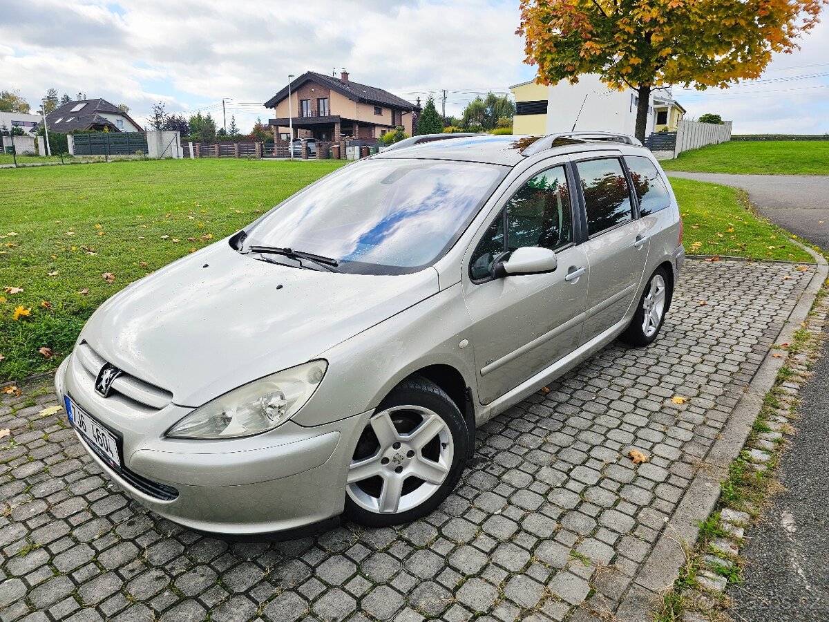PEUGEOT 307 SW 1.6 HDI 80 KW /7 MÍST /PANORAMA/ROZVODY