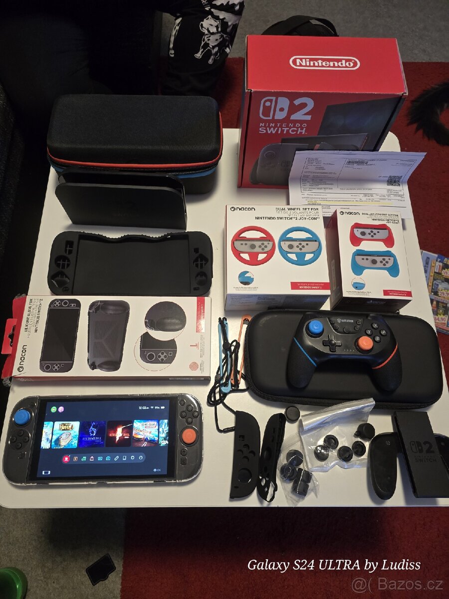 Nintendo switch 2 v záruce plus příslušenství