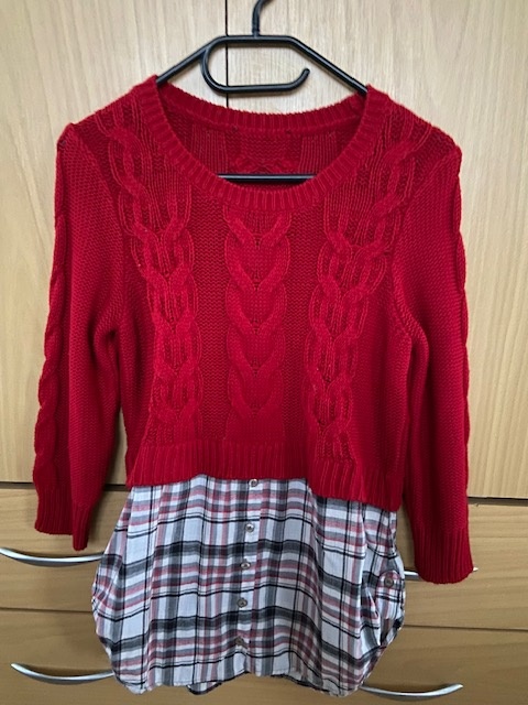 Dvojitá svetrová halenka, NOVÁ, vel.38, zn.C&A