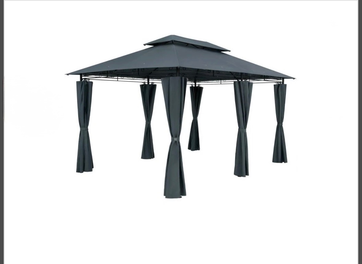 Zahradní altán 4x3 m - antracit