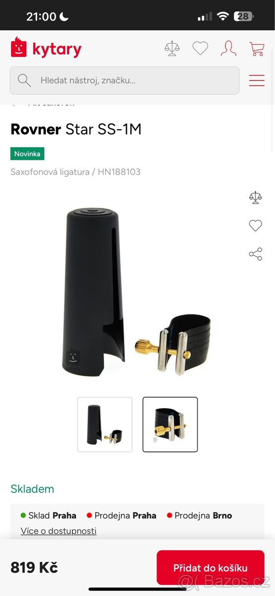 Prodám věci k tenor saxofonu