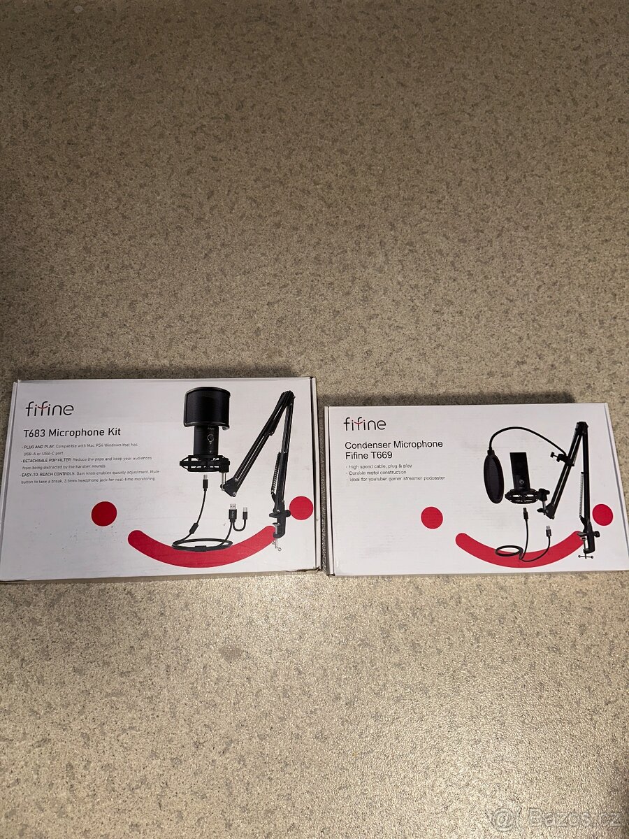 Mikrofony fifine T683 a T669