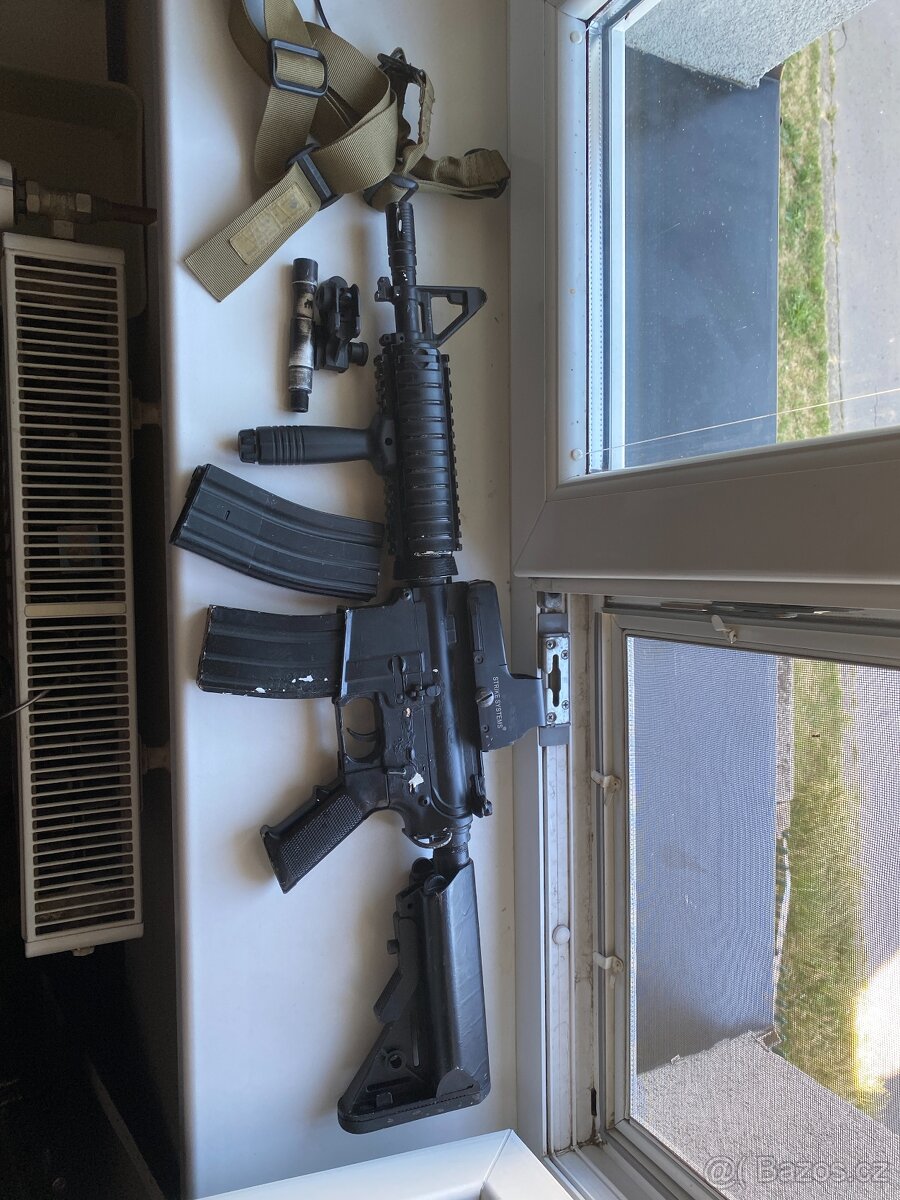 Airsoftová zbraň Colt M4 RAS II CQB - celokov, CYMA, CM.005