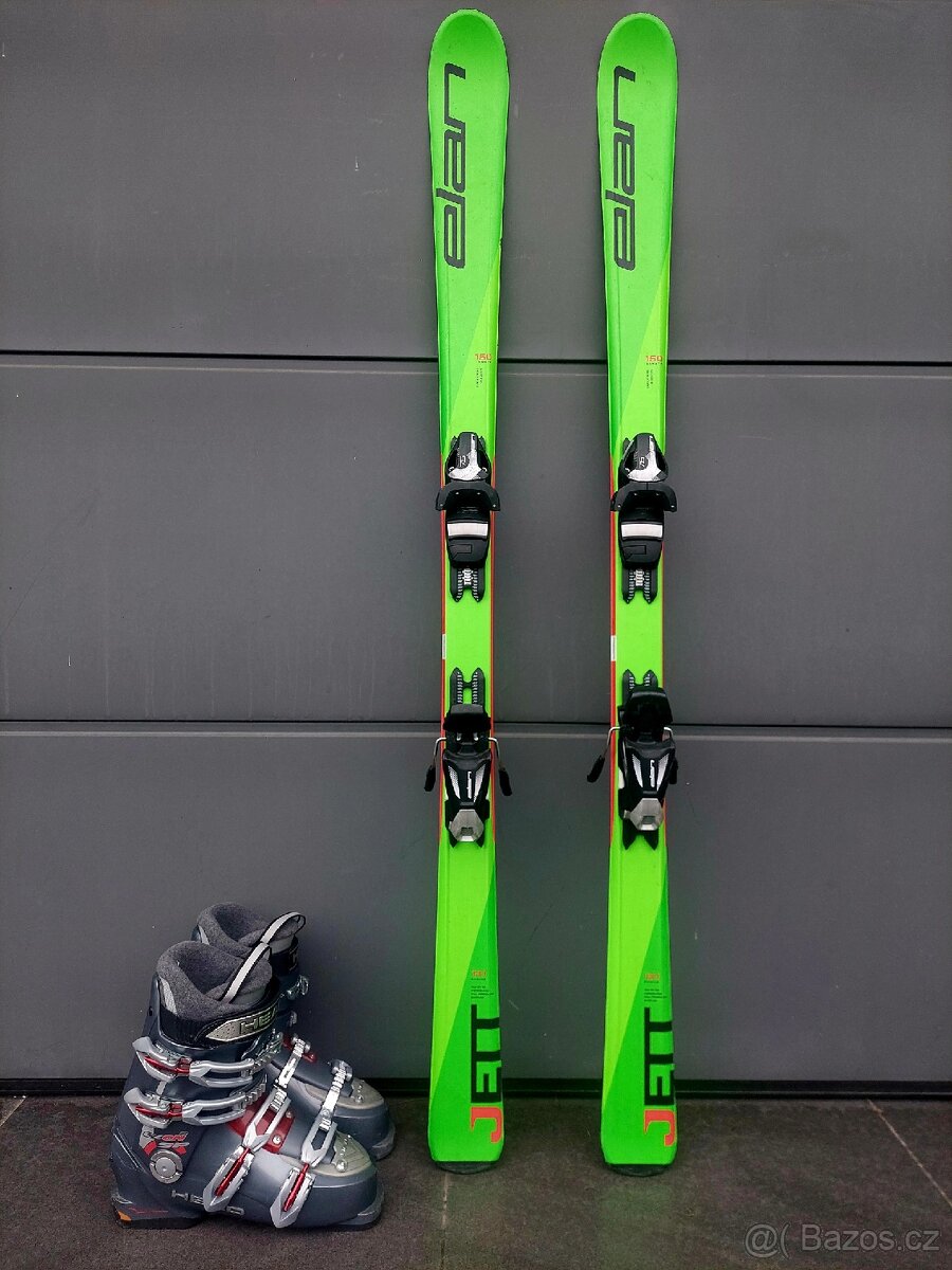 Lyže ELAN JETT, 150 cm + lyžáky HEAD