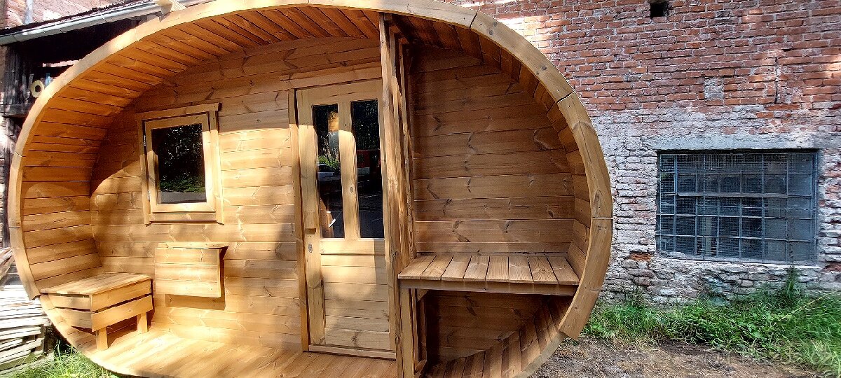Oválná sauna 4m Thermo Wood