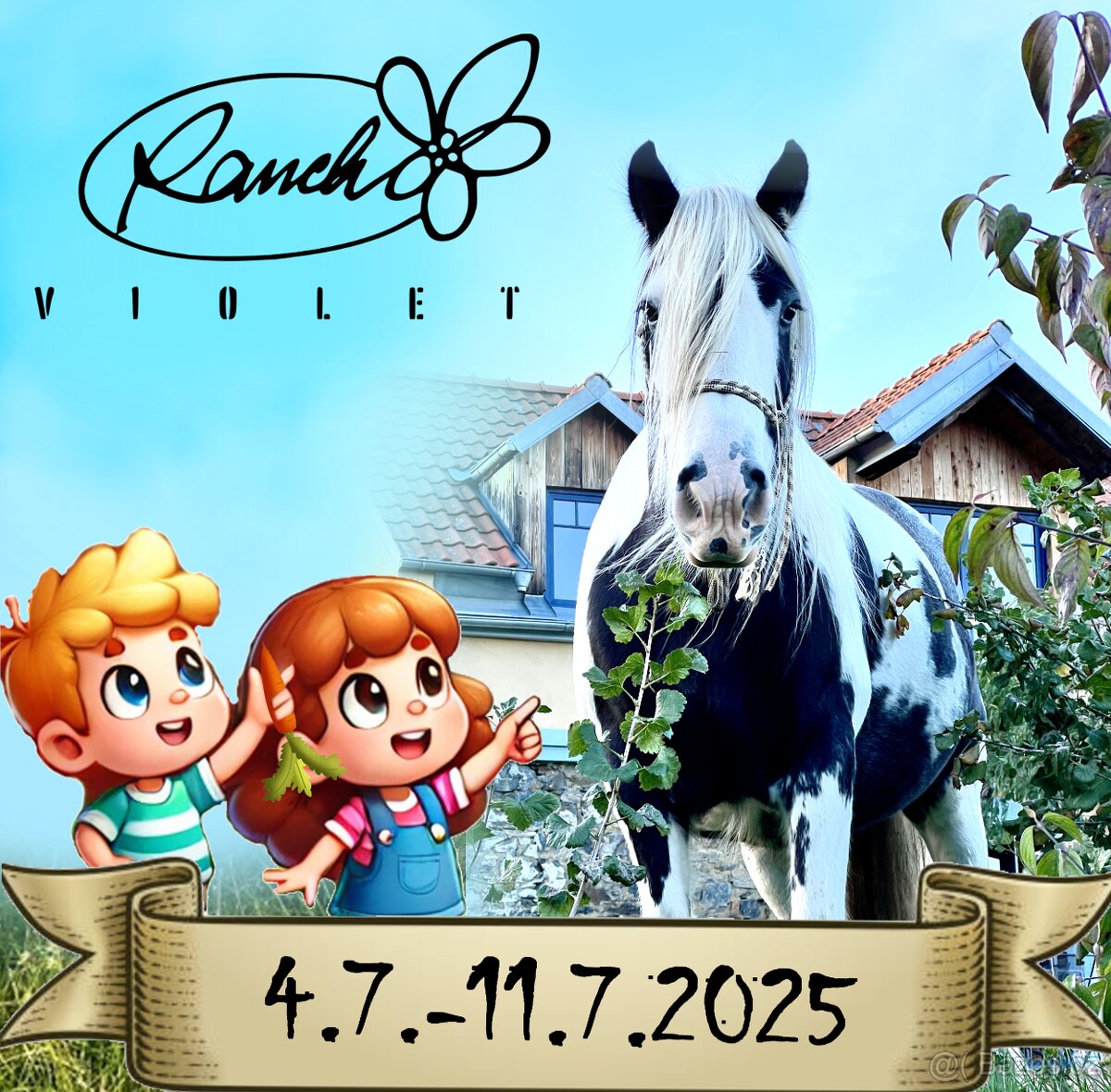 Dětský tábor u koní - Ranch Violet 2025