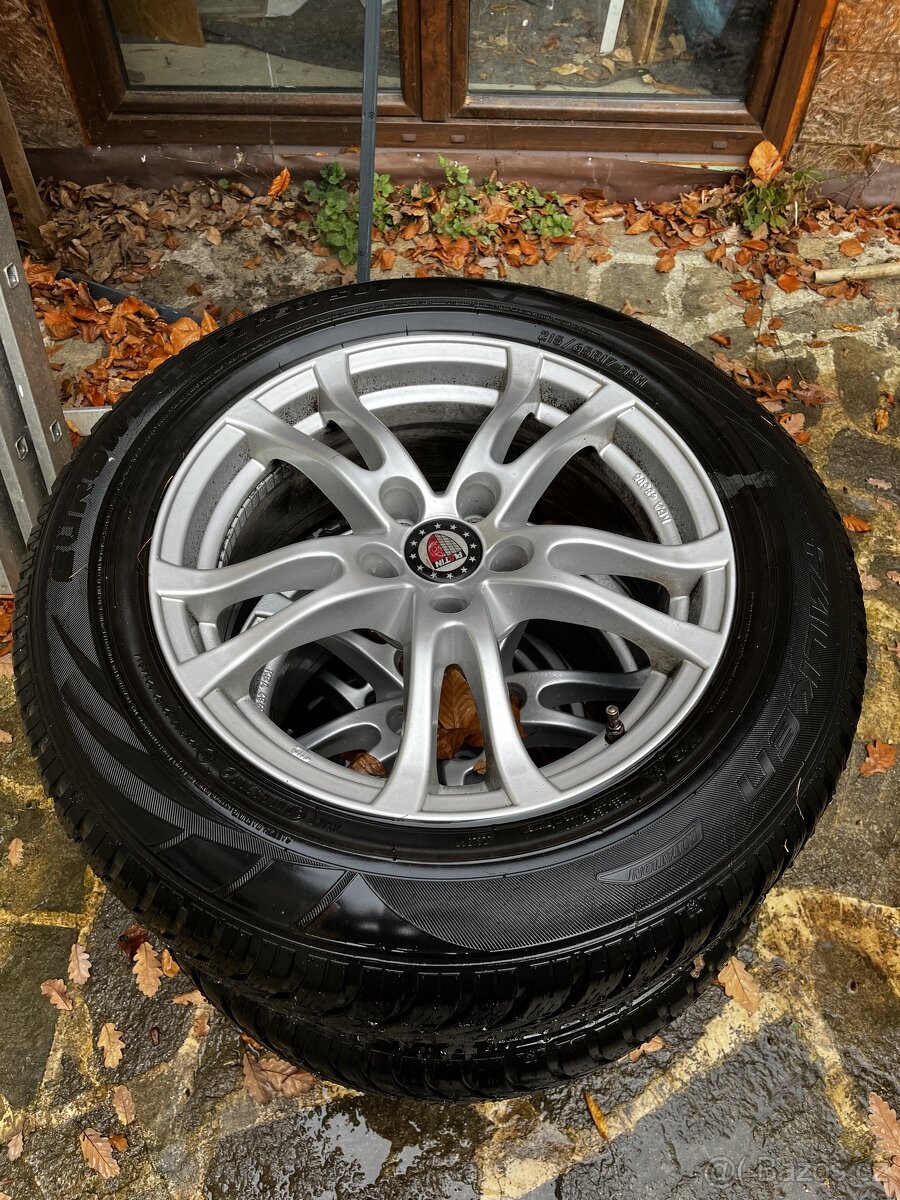 Lita kola kodiaq popr jine R17 215/65, zimni pneu