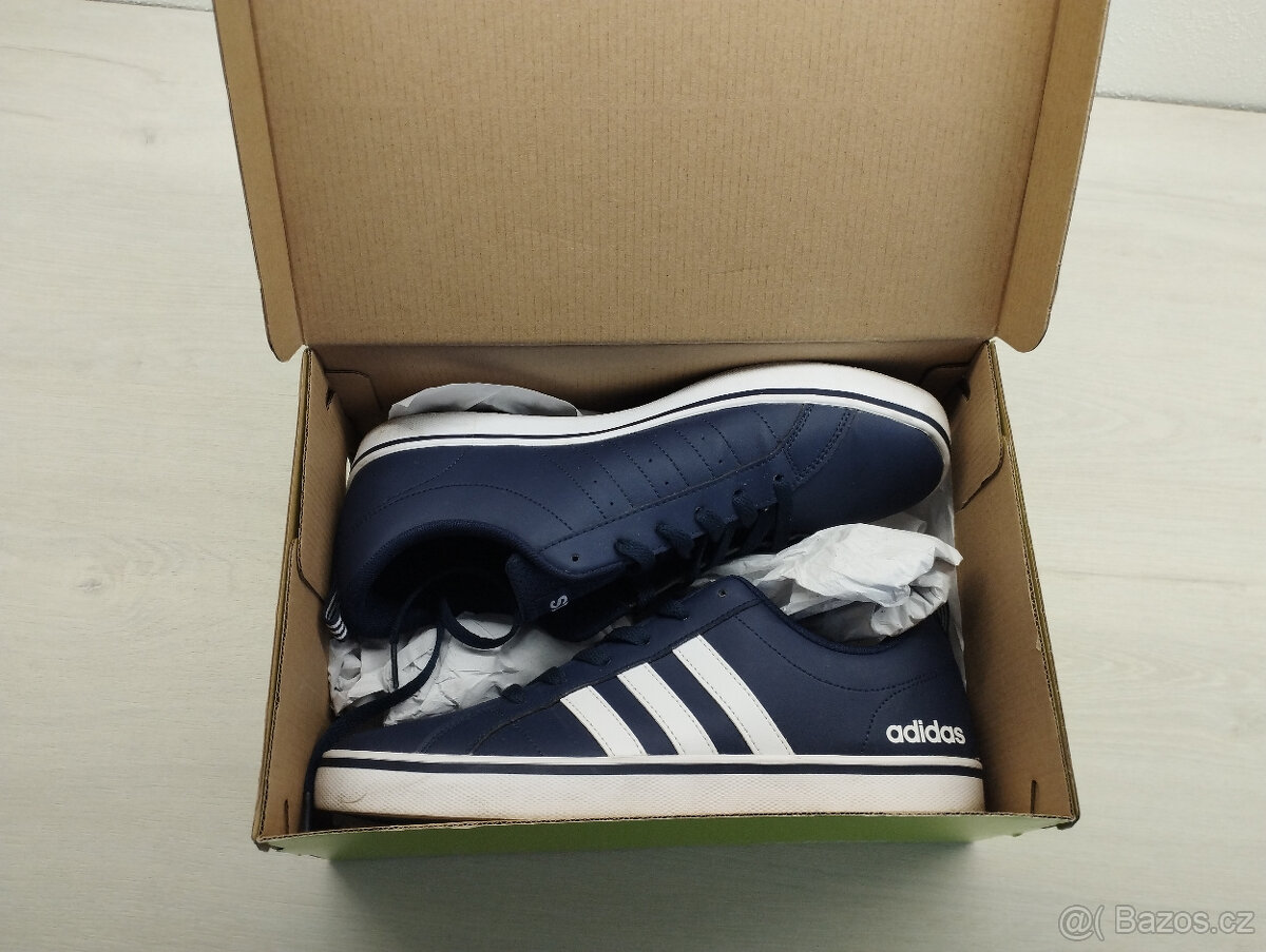BOTY-Adidas VS PACE-NAVY WHT BLUE - B74493 - Tmavomodrá