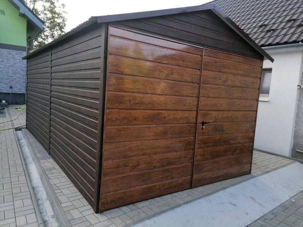 Plechová garáž 3x5m