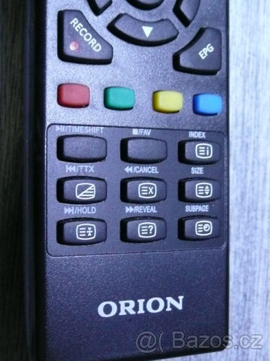TV DALKOVY OVLADAC pro TV ORION LED s nahravanim na flash