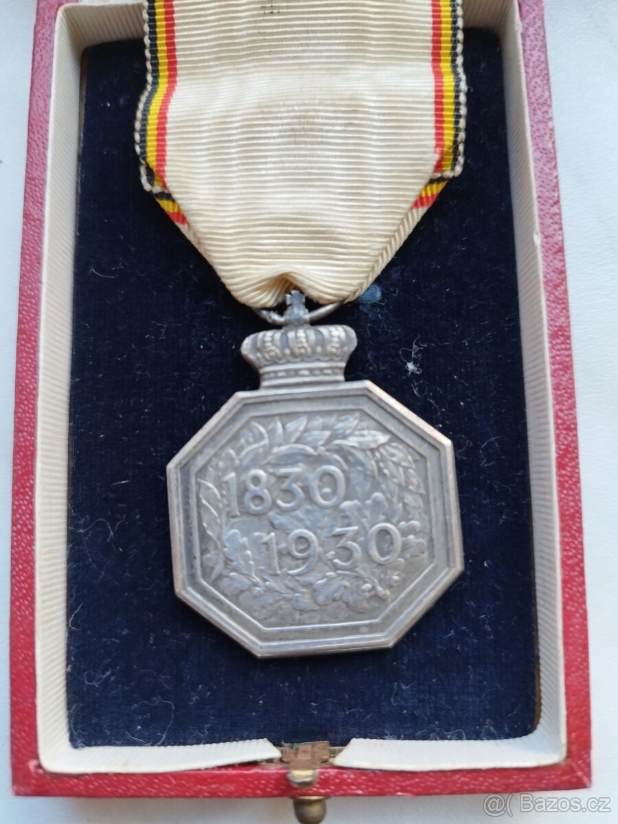 Medaile Belgie 100 let nezávislosti 1830-1930