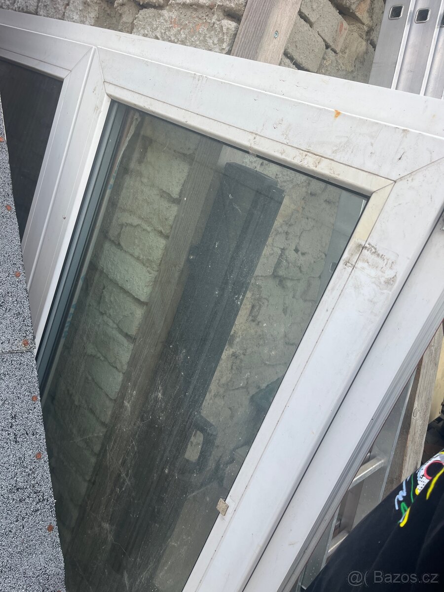 Dvoukřídlé štulpové okno plastové