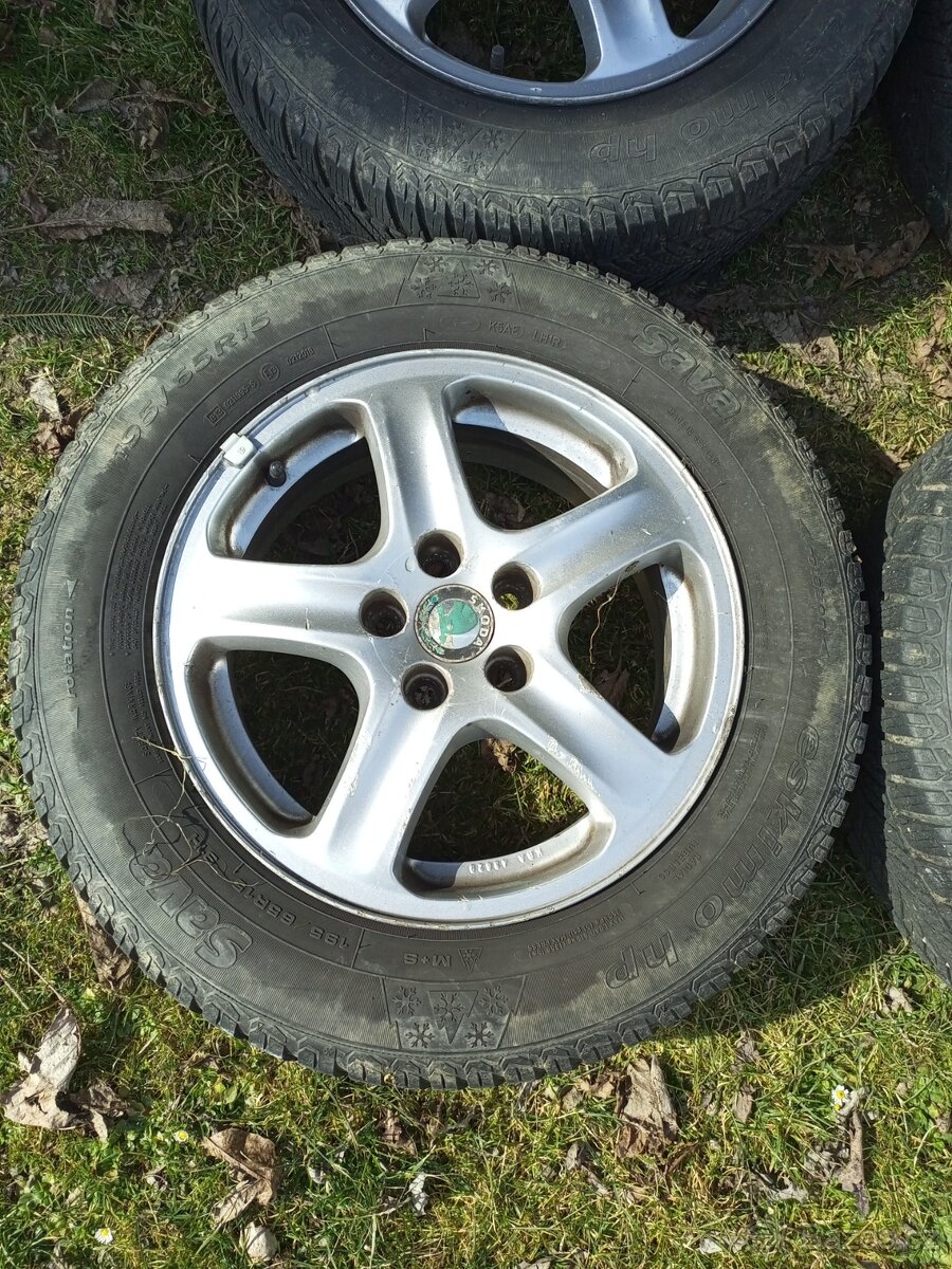 Alu kola Octavia I, 5 x 100 R15