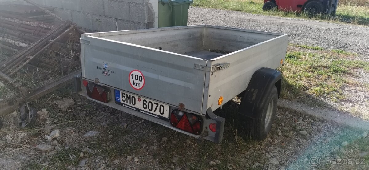 Přívěsný vozík      NOVÁ TK  120km/h
