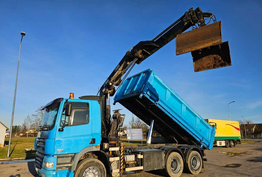 Sklapac s hydra rukou  Hiab Daf xf 340 6x4