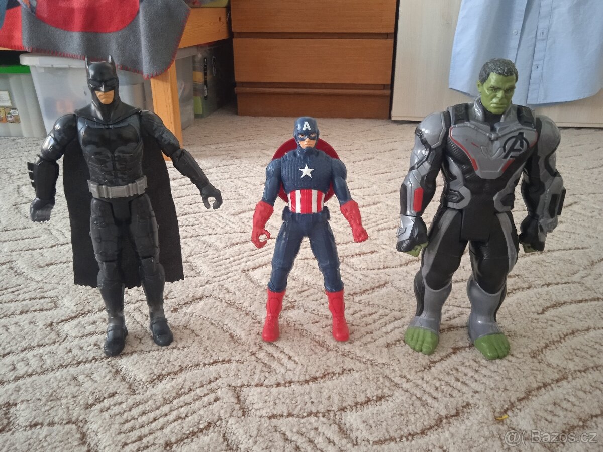 Hulk Batman kapitán Amerika