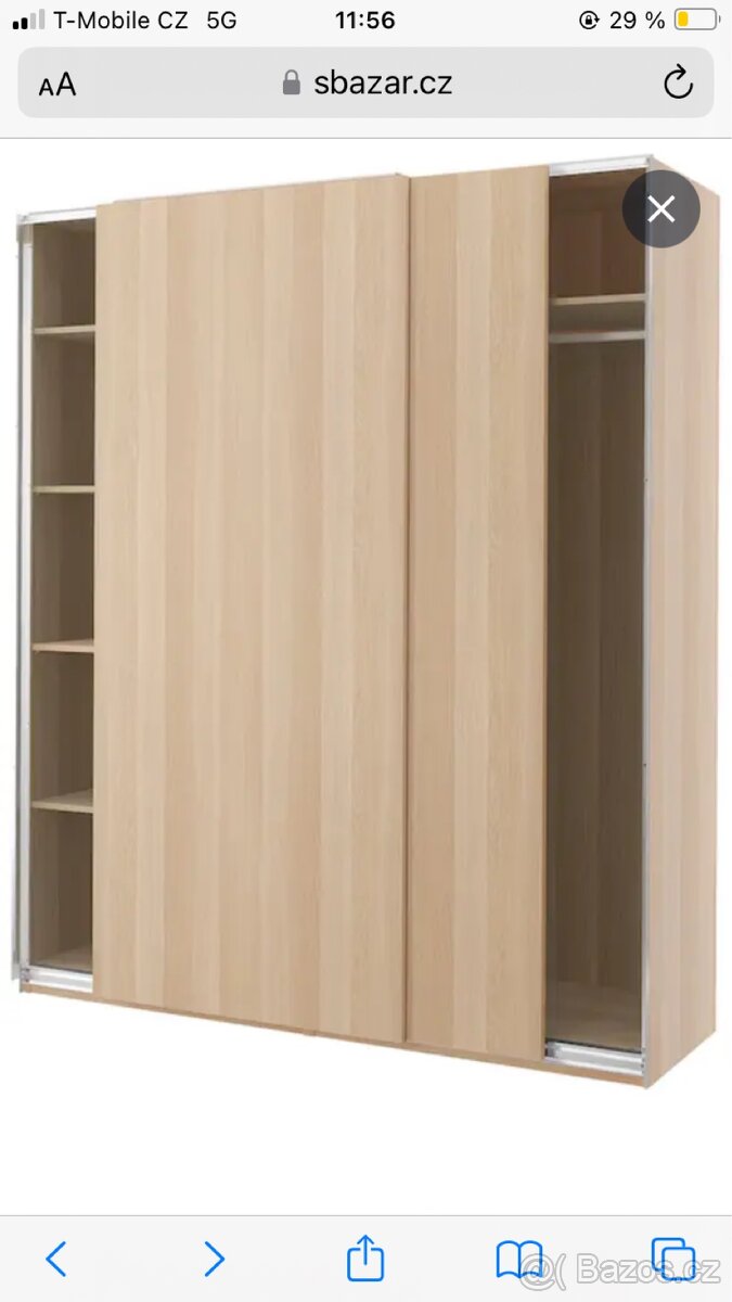 Šatník skříň IKEA