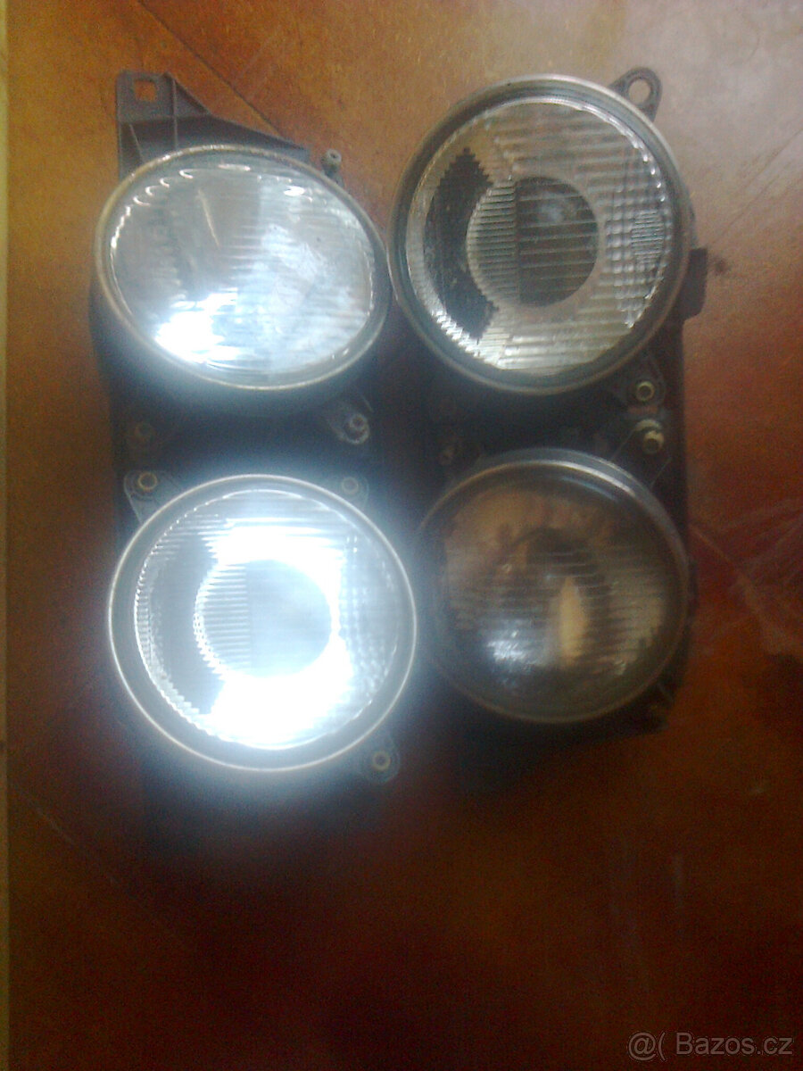 Bmw E34 přední světla + Osram h1 night breaker unlimited