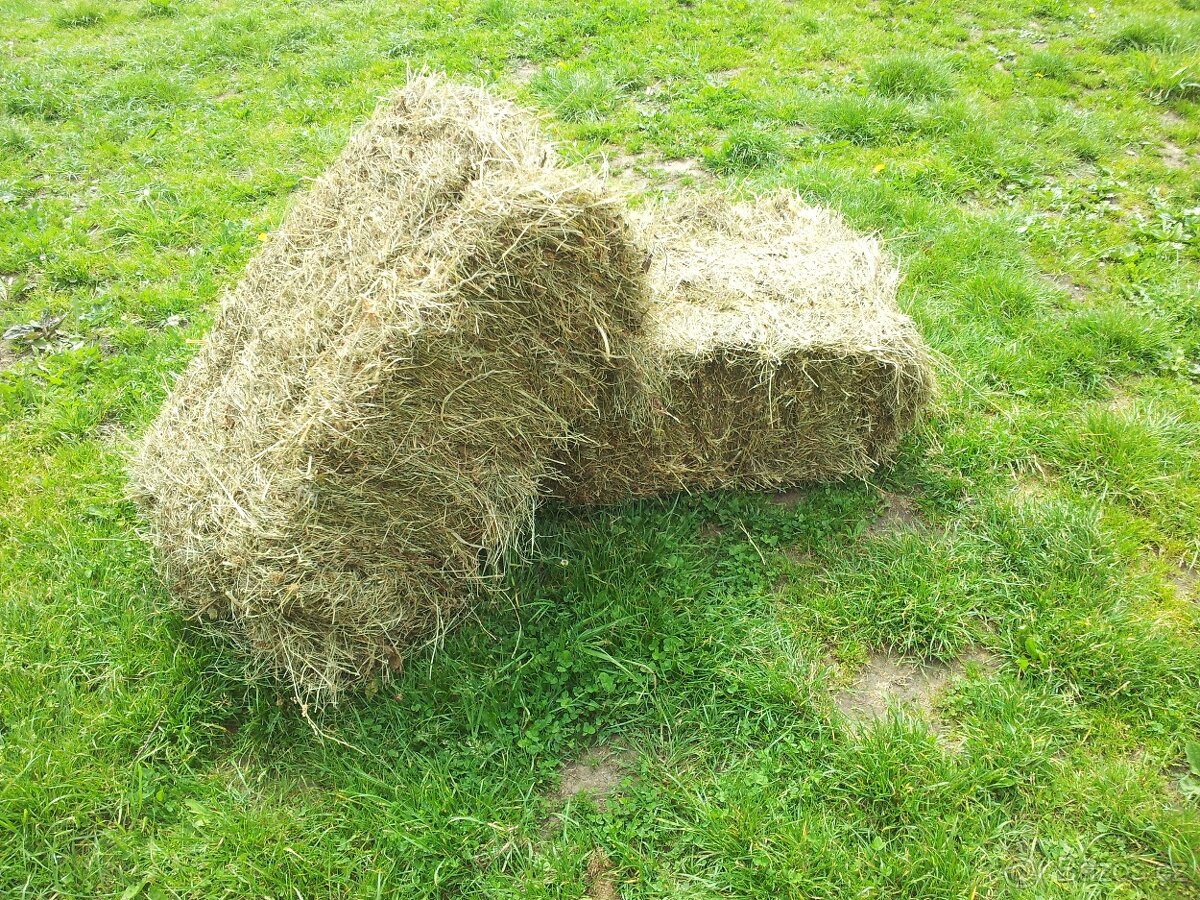 Seno, malé balíky
