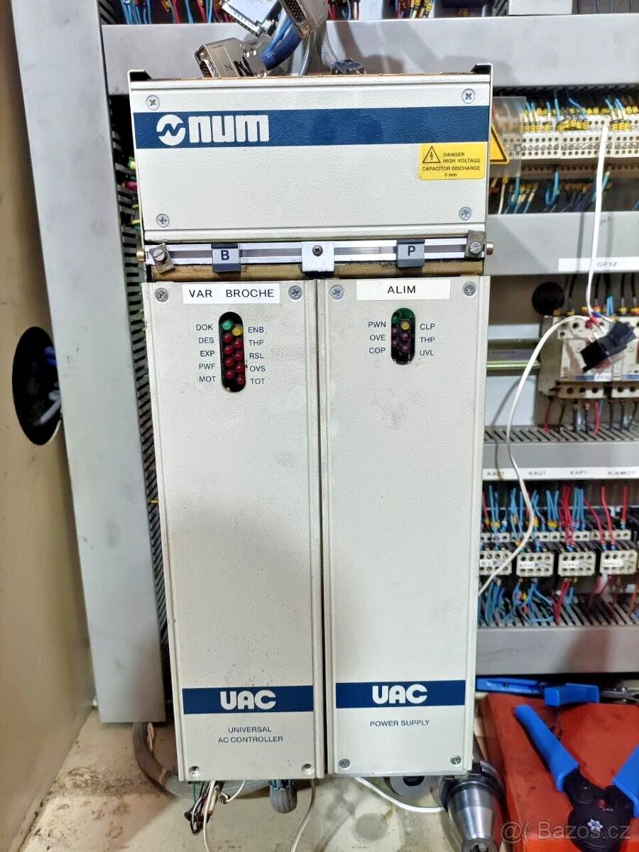 NUM 3UACL5075I + 3PWS75L budič vřetena a napájecí zdroj