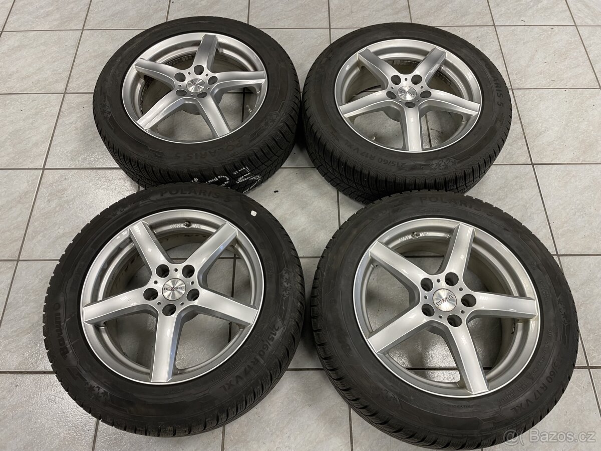 ALU disky DEZENT 5x114,3. 215/60 R17