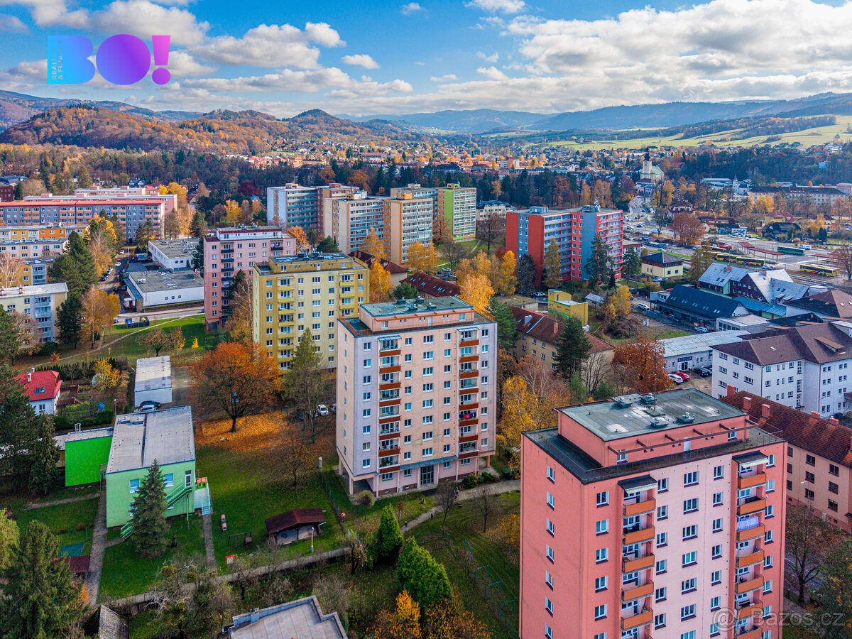 Prodej bytu v osobním vlastnictví 3+1, ul. 1.máje, Rožnov po