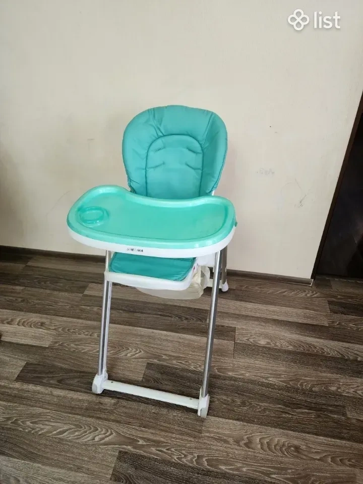 Detska zidlicka pro krmeni - Bila a modra