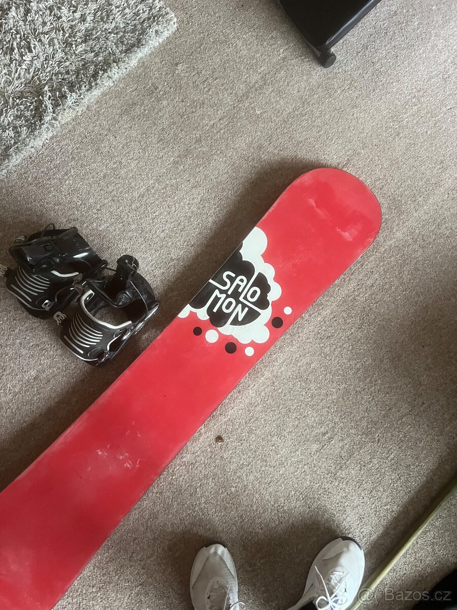 SNB Salomon 163cm s vázáním flow (dětské)