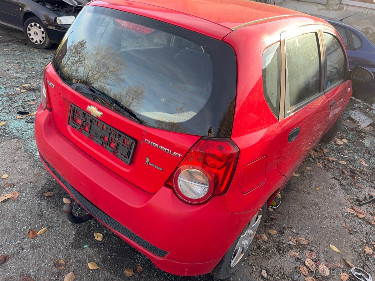 Chevrolet aveo 1.2 62kw náhradní díly z auta