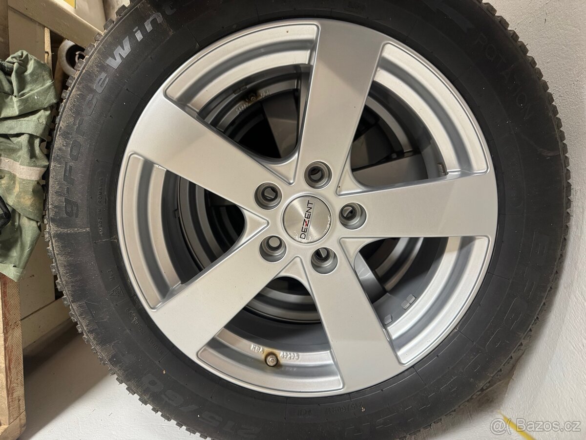 Alu disky včetně pneu