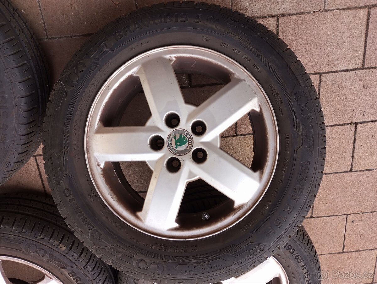 ALU kola Škoda Octavia Originál 15"