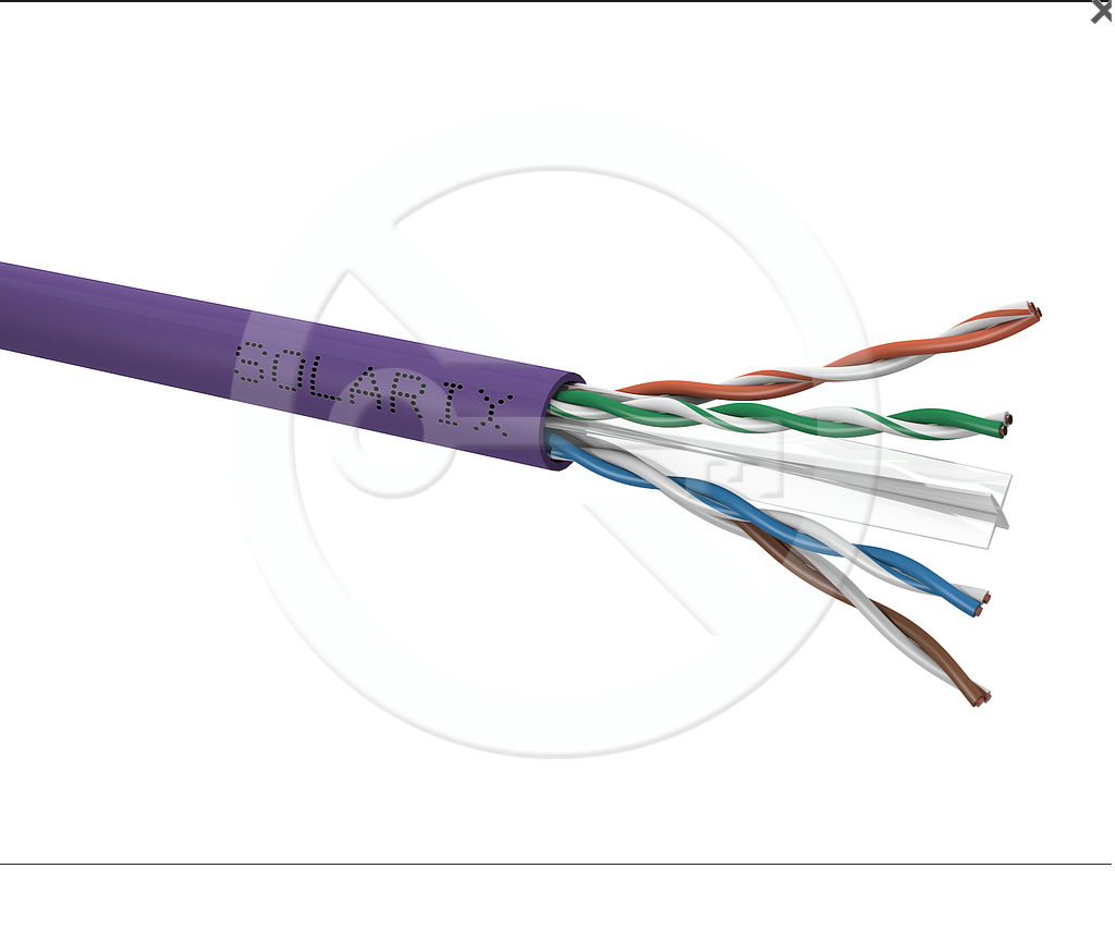 Instalační kabel Solarix CAT6 UTP LSOH