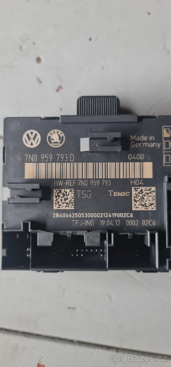 Dveřní jednotka Škoda VW 7N0959793D
